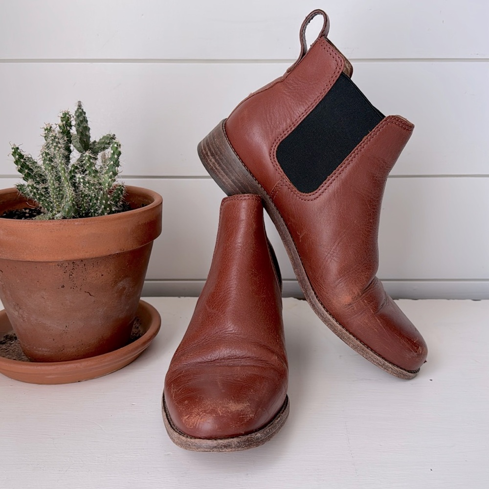MADEWELL Ainsley Leather Boots >> size 8